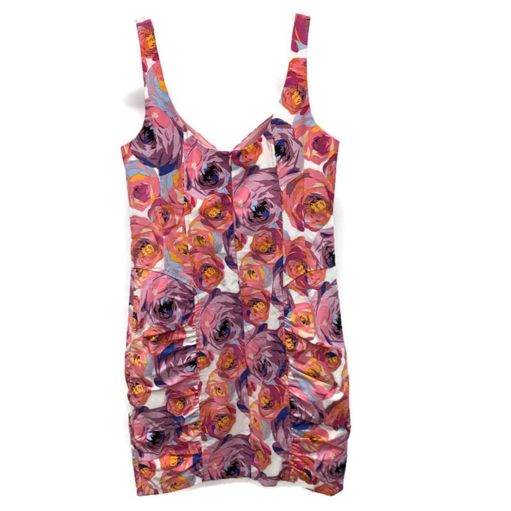 SOLD...Nanette Lepore Floral Tank Dress - Picture 2 of 3